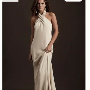 BHLD Ruby twist halter satin